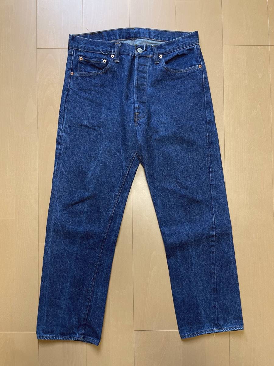 501 66 後期 W34 濃紺 Levi's チェーン ヴィンテージ 前期 シングル 赤耳 ヒゲ 70s 505 606 502 XX ビッグE タイプ ビンテージ 80s Sタイプ_画像1