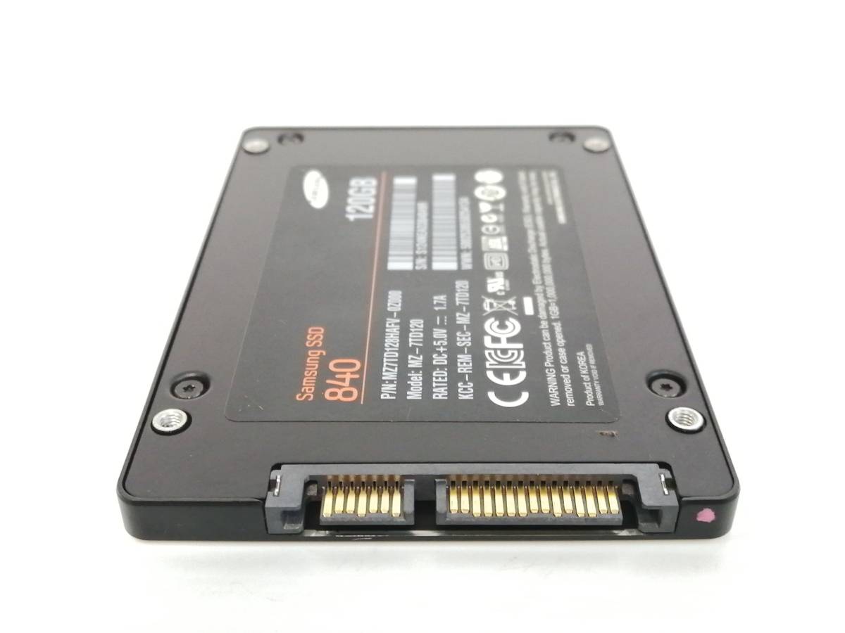 H028◇◆中古 Samsung SSD 840 Series 120GB SSD_画像4