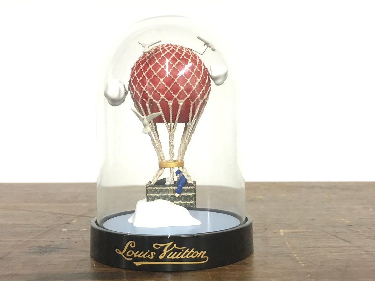 非売品 ルイヴィトン LOUIS VUITTON 2013年顧客限定 マルアエロ エアバルーン ノベルティ ガラスドーム 気球