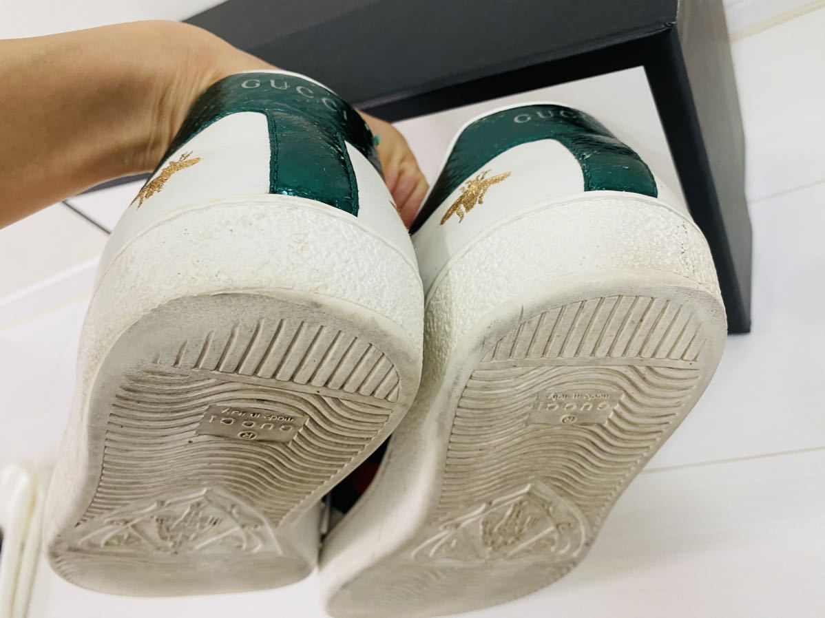 GUCCI グッチ スニーカー エース ビー&スター サイズ9ハーフ 蜂 GUCCI グッチ スニーカー エース ビー&スター サイズ9ハーフ 蜂