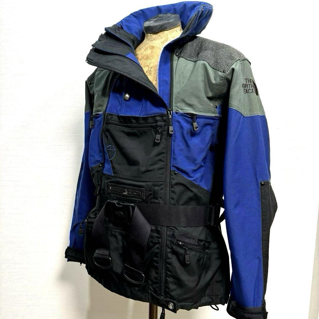 6265円 希少 M 良品 00s 90s 青黒 ノースフェイス スティープ 6265円 希少 M 良品 00s 90s 青黒 ノースフェイス スティープ