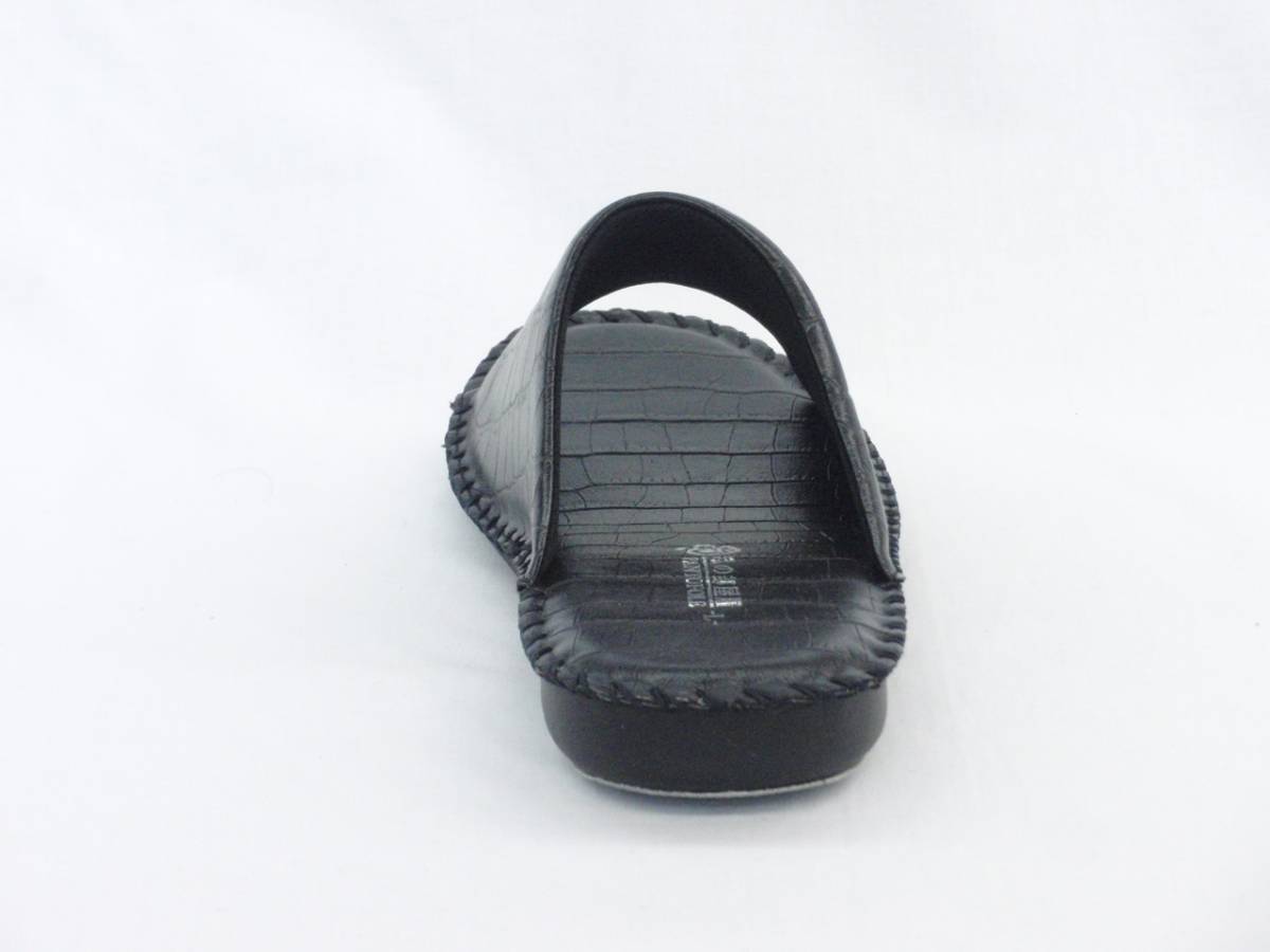 Pansy パンジー 室内履き スリッパ 8101 Lサイズ(26.5cm) ブラック PANTOFOLE パントフォーレ_画像4