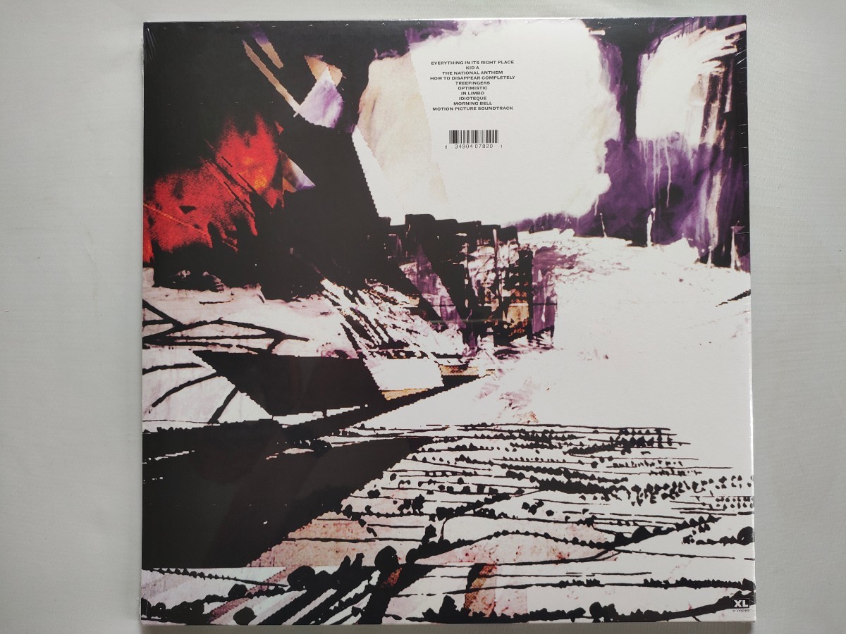 新品未開封 LPレコード レディオヘッド歴史的名盤4th代表作 KID A キッドA Radiohead 見開きジャケット トムヨーク アナログ盤_画像2