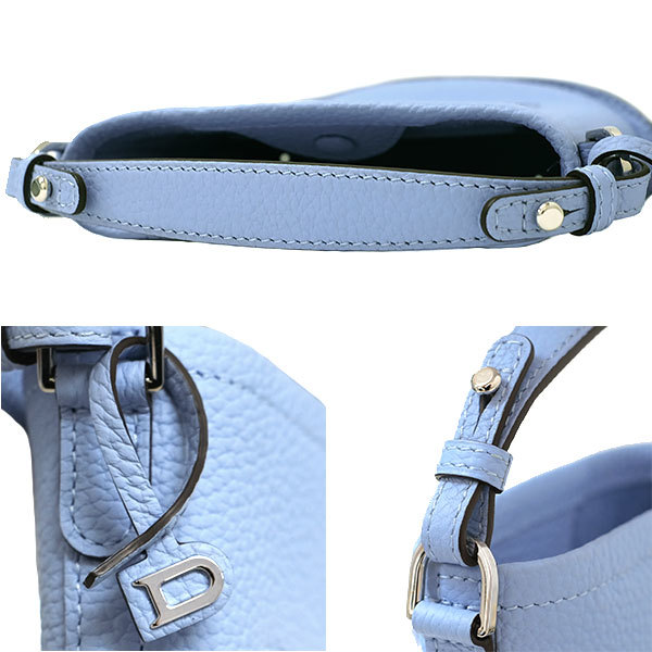 [ free shipping ][ genuine article ] ultimate beautiful goods *DELVAUX Dell vo-* punt i*2WAY shoulder bag * blue *toliyon* lady's men's * stylish *