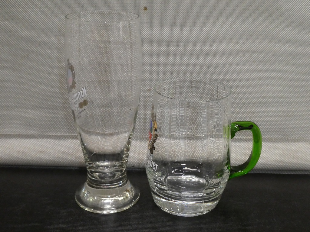 ●Krombacher Pils クロンバッハ ピルス ドイツビール グラス ジョッキ ロゴ入り オブジェ●_画像2