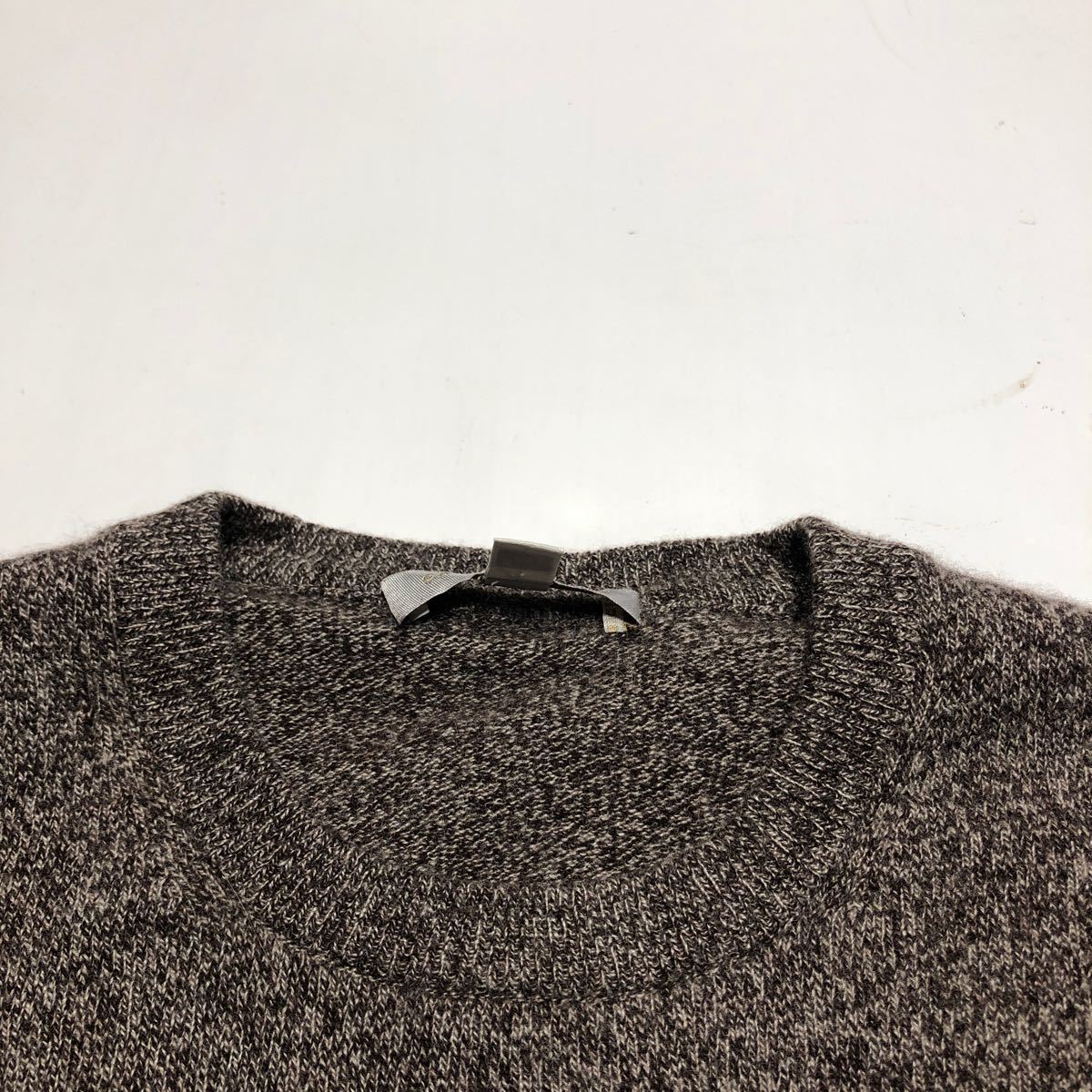 ユニクロ　カシミヤ100% ニットセーター　サイズM ユニクロ　cashmere100% ニットセーター　丸首ニット　ゴルフ　紳士　メンズ　2-286_画像7