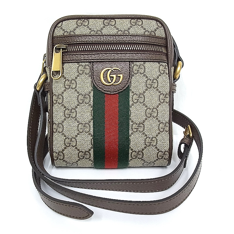 グッチ GUCCI 598127 オフィディア ショルダーバッグ 斜めがけ シェリーライン GGスプリームキャンバス【未使用品】【極上美品】_画像1