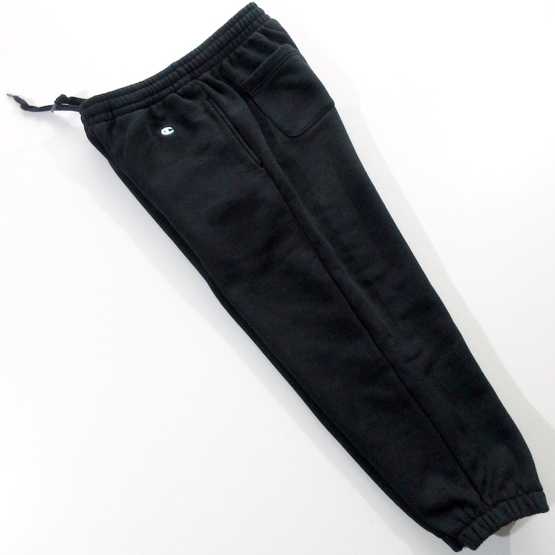 【Champion チャンピオン】裏起毛 スウェットパンツ 黒 Mサイズ!!　（定価10780円 ACTION STYLE SUPER FLEECE SWEAT PANTS）_画像4