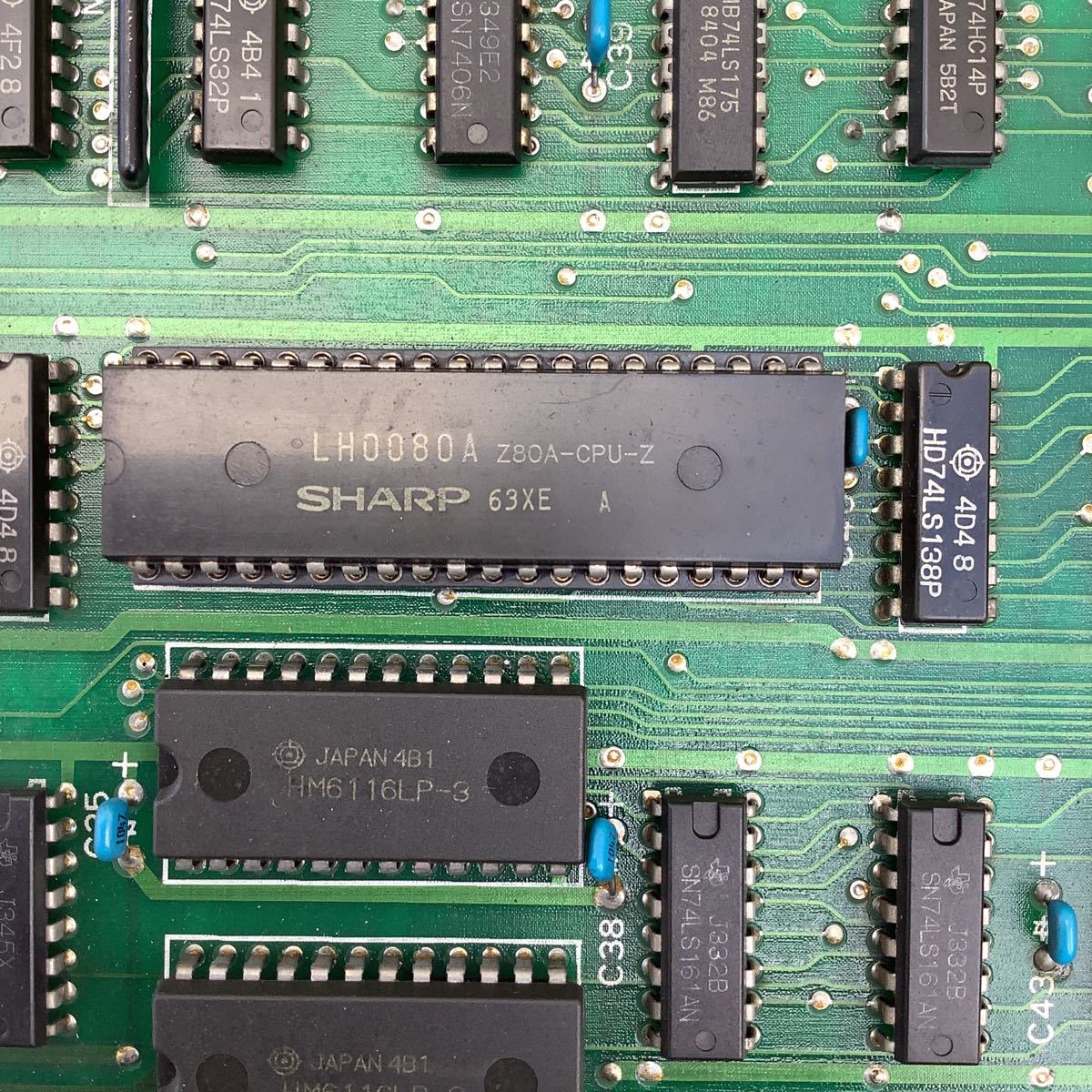 Z80 CPUシャープ16ビットマイコンコントロールユニット中古品現状渡して品です。_画像4
