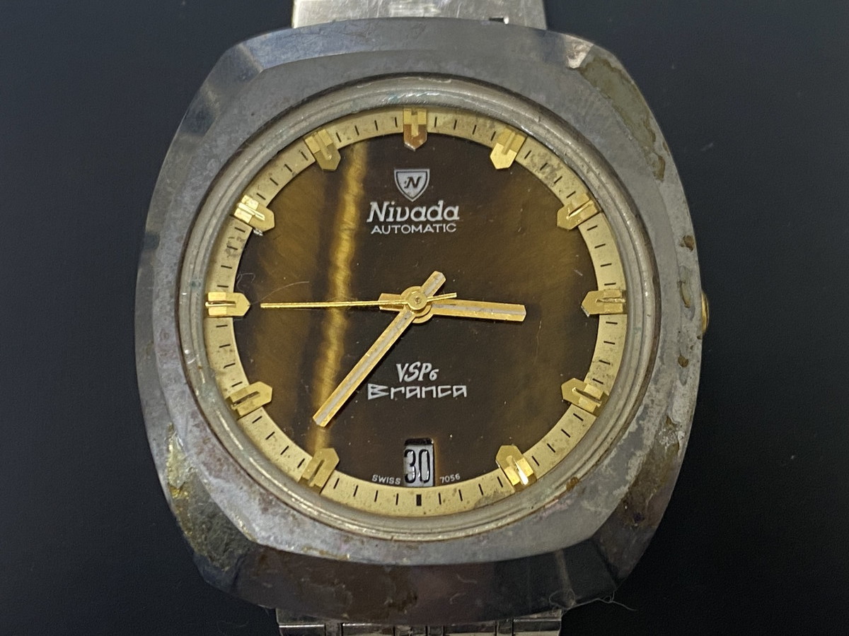 【２９６】 Nivada ニバダ 腕時計 BRANCA VSP6 自動巻き SWISS 96317 ジャンク品 _画像2