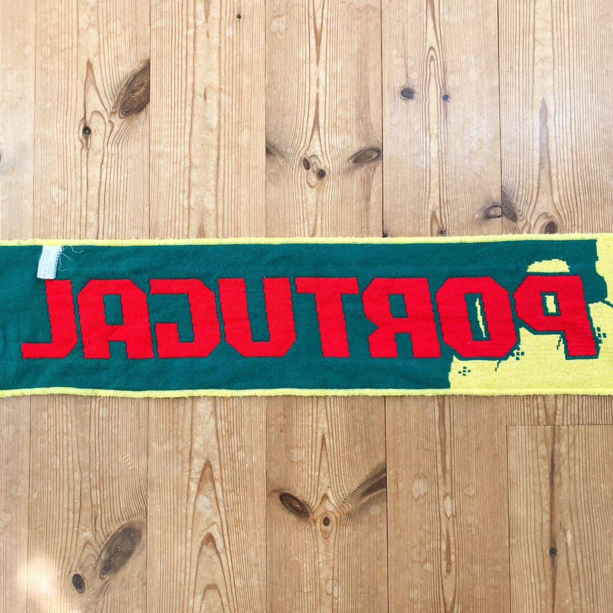 Euro Design Football Muffler サッカーマフラー　古着　サッカー フットボールマフラー　ニットマフラー_画像6