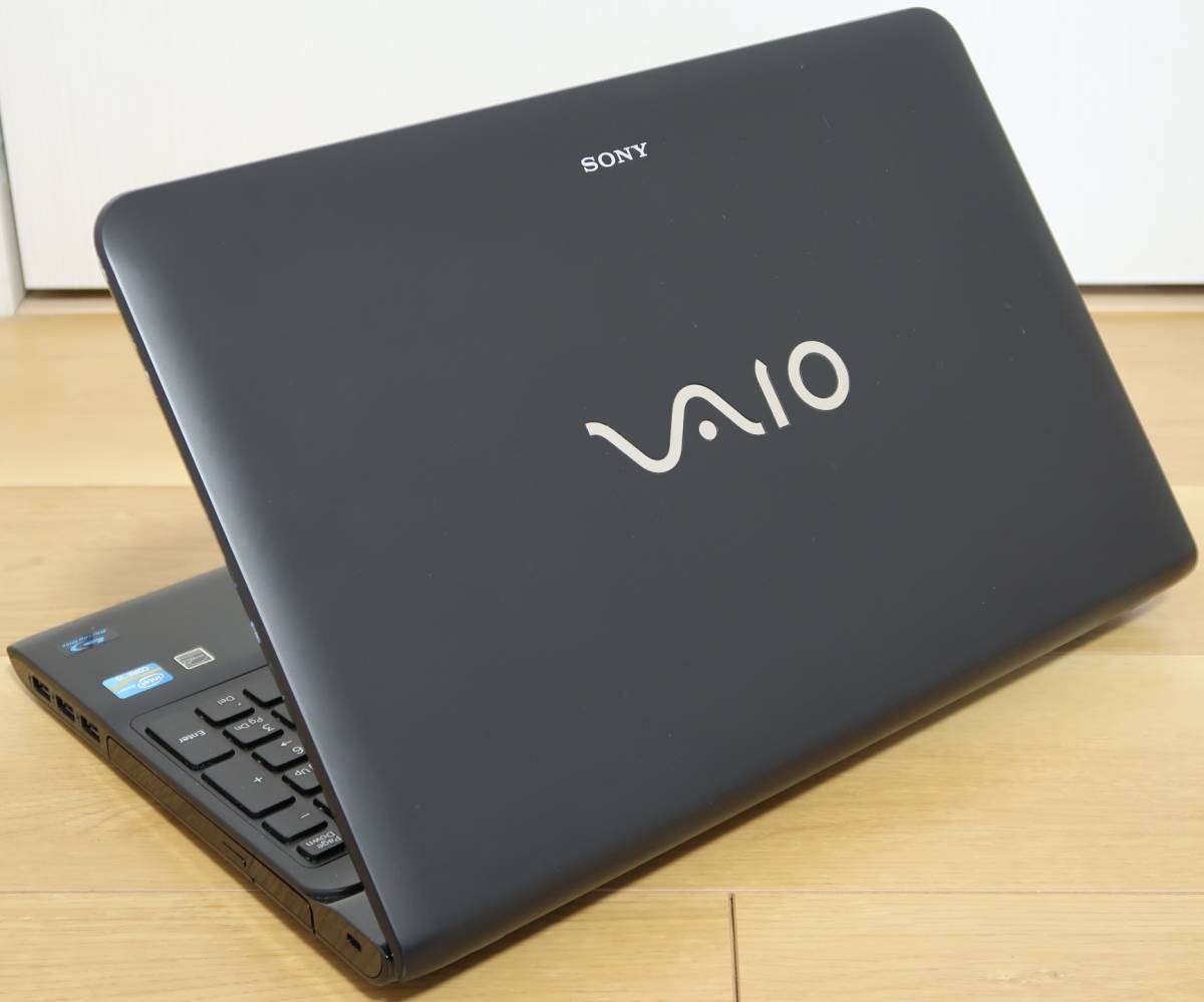 ★美品★高速256GB SSD/ブルーレイドライブ/バックライトKB/Core i5/8GBメモリ/Win11★ソニーVAIO Eシリーズ SVE151B11N ブラック★_画像2