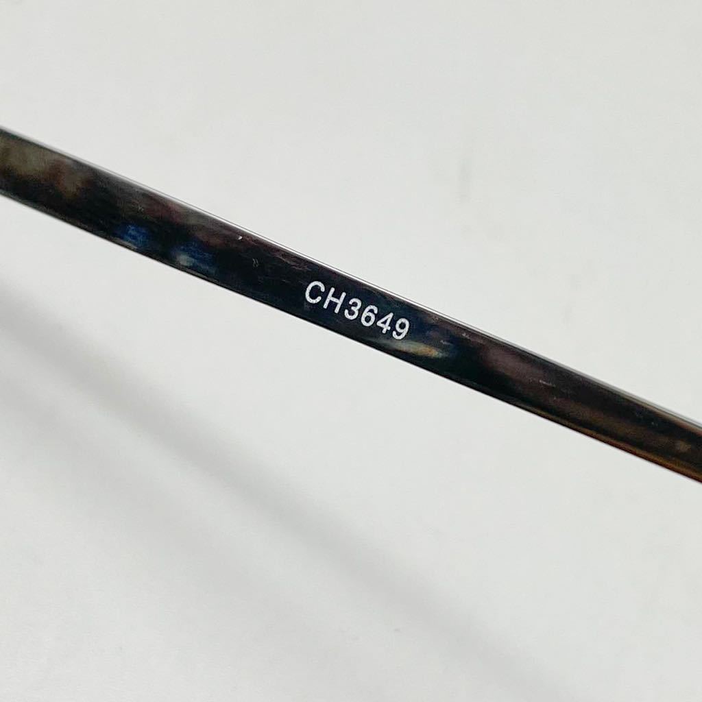 Charmant シャルマン メガネ CH3649 眼鏡 ヴィンテージ ティアドロップ型 金属 フレーム フルリム レンズ 度入り アイウェア 56□15-145の画像6