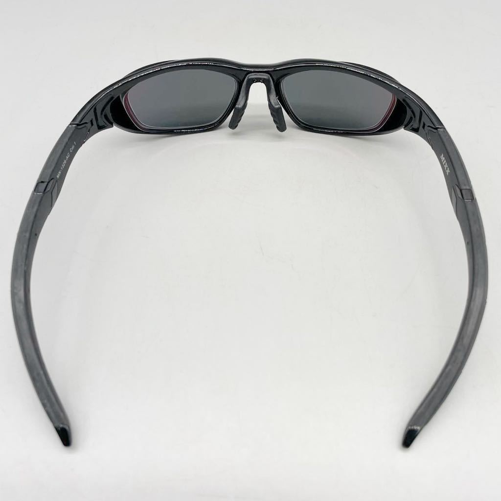 MIXX ミックス サングラス MX-1326-AC メガネ 眼鏡 ブラック 黒 スポーツ レジャー ドライブ レンズ 度入り アイウェア 5316-145 メンズ_画像4