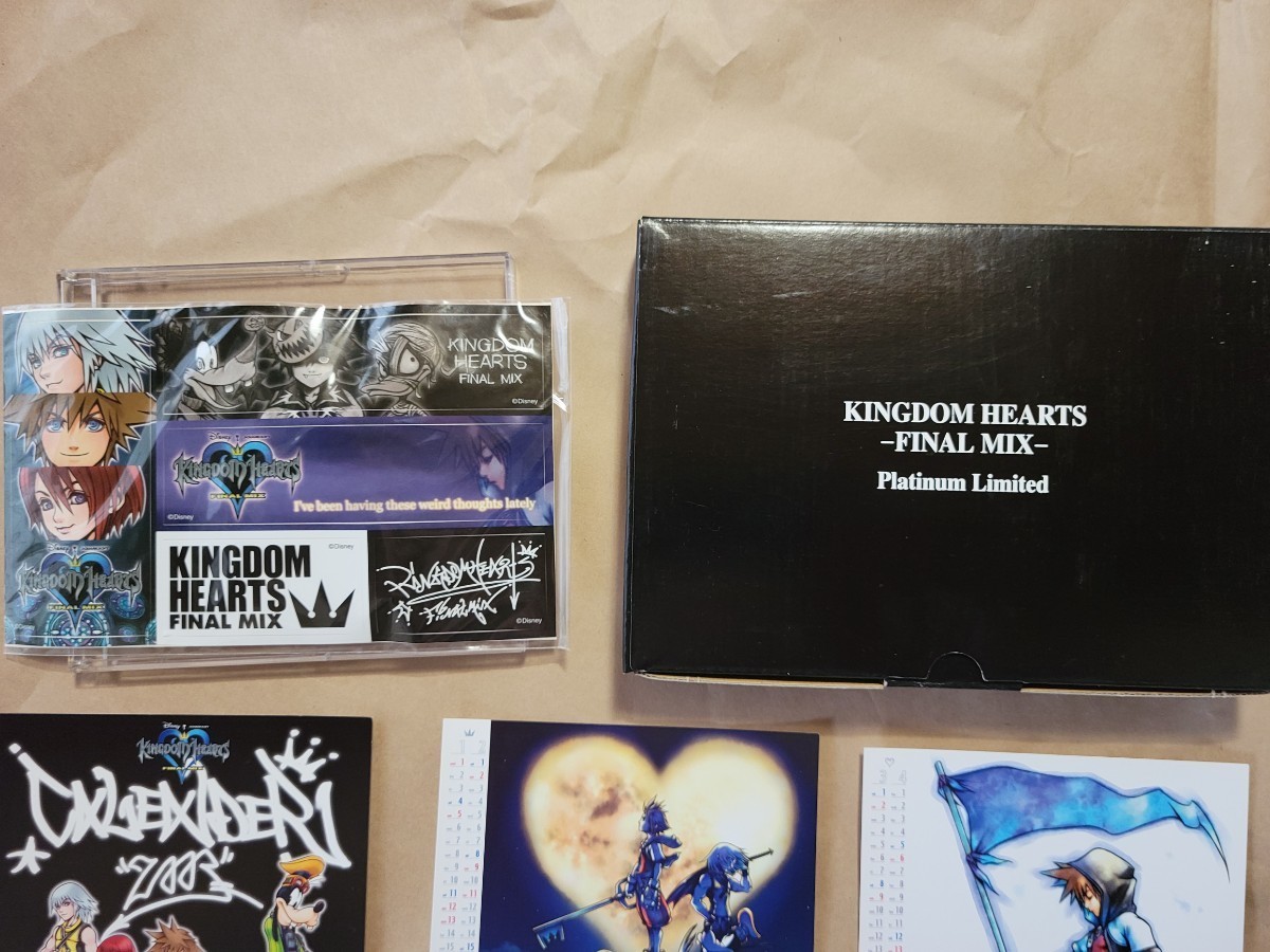 KINGDOM HEARTS -FINAL MIX- Platinum Limited キングダムハーツ ファイナルミックス 限定 PS2 プレイステーション2　FF ディズニー 中古_画像3