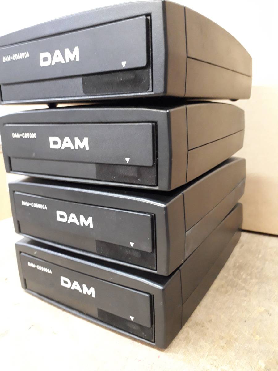 ■DAM 通信カラオケ専用CDドライブ DAM-CD5000A USB外付ディスクドライブ 4台セット ジャンク品の画像3