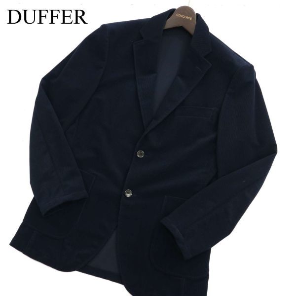 21AW The DUFFER of St.GEORGE ダファー オブ セントジョージ 秋冬 コーデュロイ★ テーラード ジャケット Sz.M　メンズ 紺　C4T00291_1#N