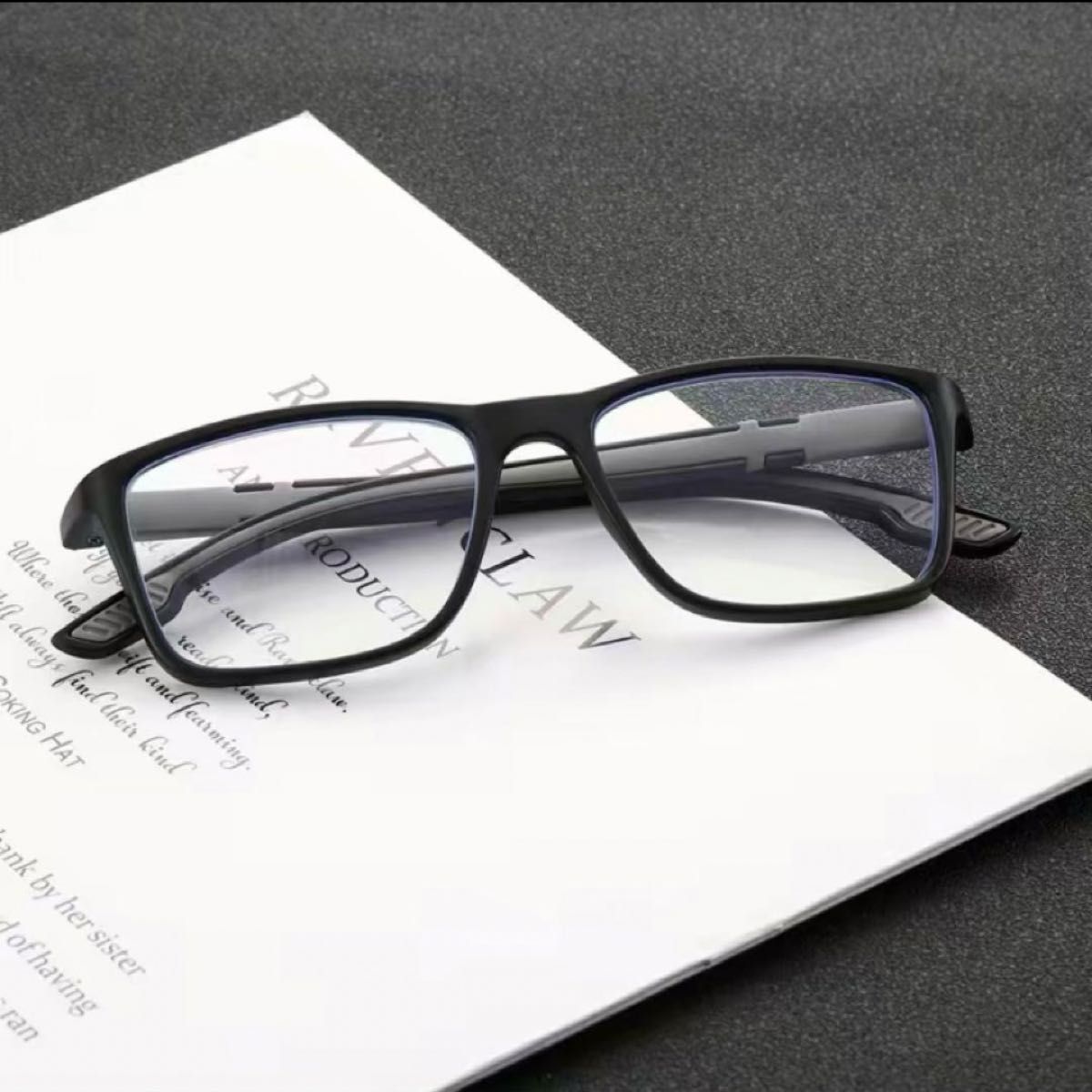 新品 リーディンググラス シニアグラス 老眼鏡＋2.0 BK/GR ユニセックス(男女兼用) ブルーライトカットモデル 超軽量
