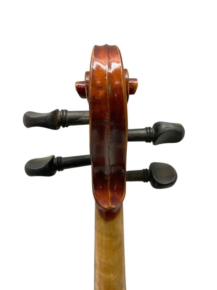 【中古年代物 ジャンク品】Kiso Suzuki Violin Co.ltd Copy of Antonius Stradivarus1720 Anno 1969 No.8Japan バイオリン 3/4_画像8