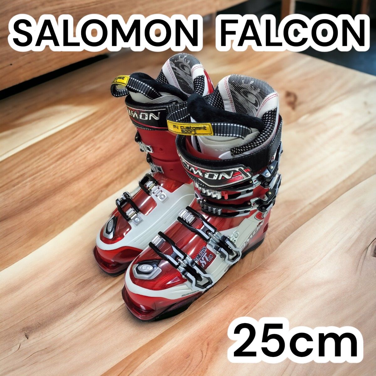 極美品 サロモン スキーブーツ 25cm 25 5 ファルコン SALOMON 極美品 サロモン スキーブーツ 25cm 25 5 ファルコン SALOMON