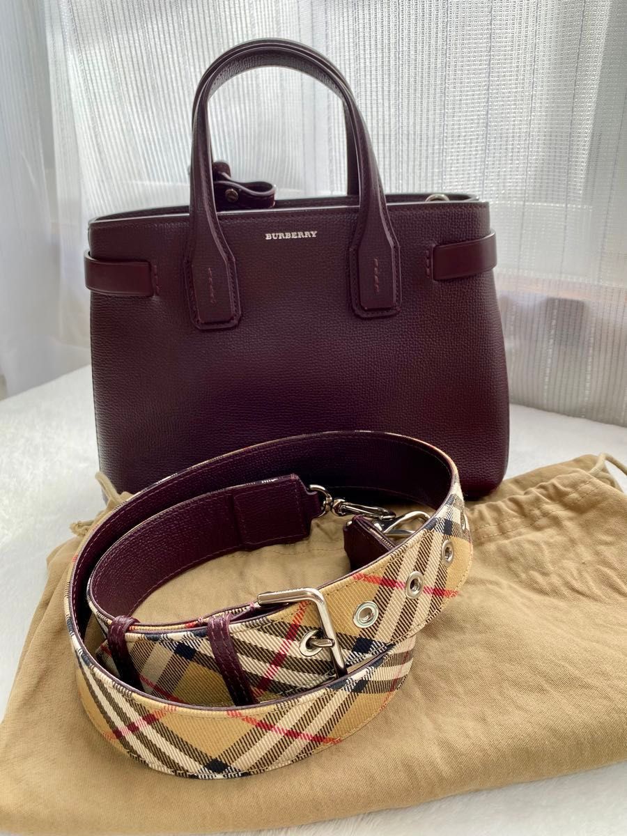 BURBERRY バーバリー 2WAY ショルダー/ハンドバッグ チェック BURBERRY バーバリー 2WAY ショルダー/ハンドバッグ チェック