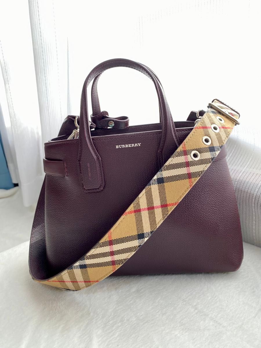 BURBERRY バーバリー 2WAY ショルダー/ハンドバッグ チェック BURBERRY バーバリー 2WAY ショルダー/ハンドバッグ チェック
