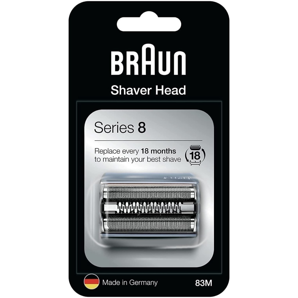 Braun ブラウン 替刃 純正 シリーズ8対応 83M (F/C83Mに対する海外版) シルバー 並行輸入品