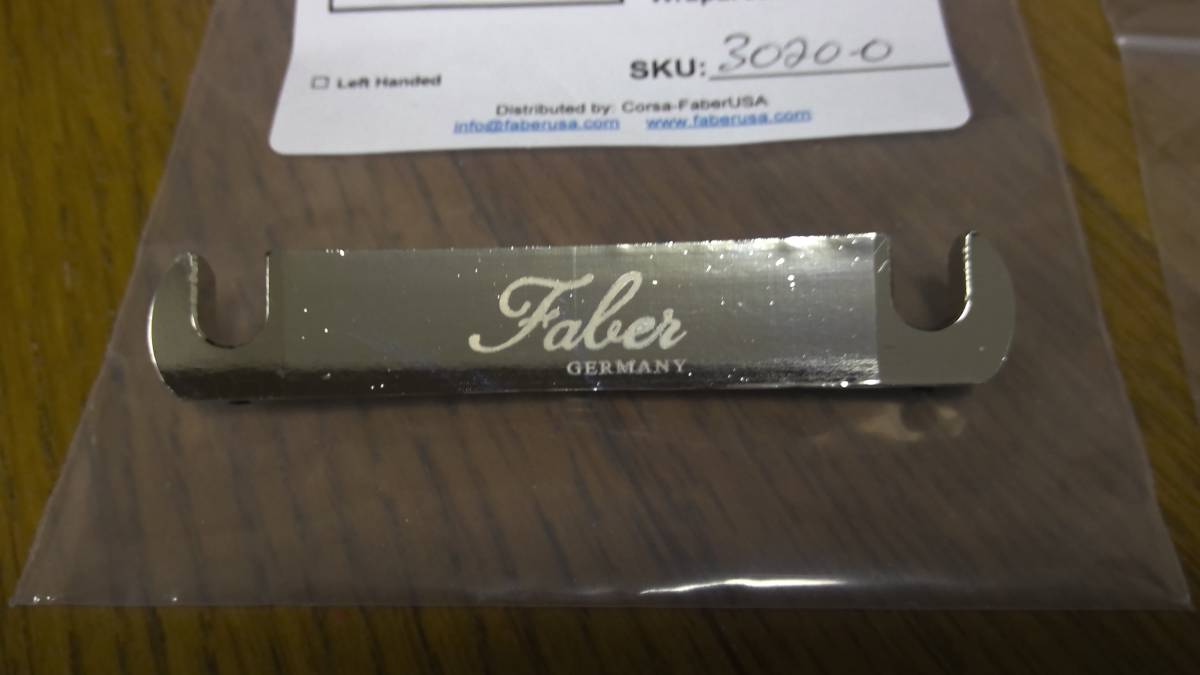 Faber TPWC Compensated Aluminum Wraparound Tailpiece Nickel 3020-0の画像3