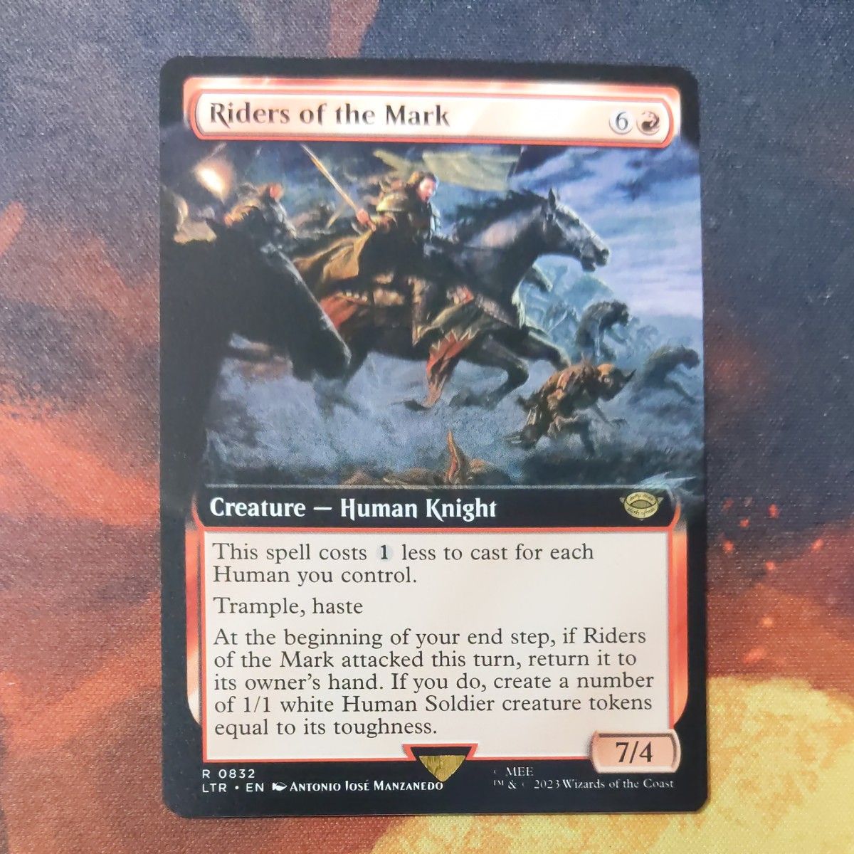 MTG 英語 Riders of the Mark 英 指輪物語 中つ国の伝承 拡張アート LTR