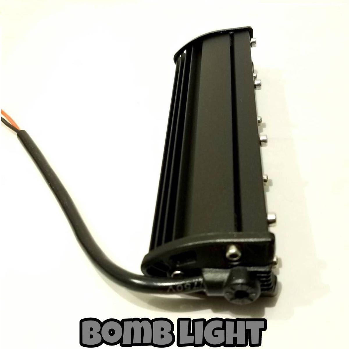 LEDライトバー　作業灯 ボムライト製ワークライト 汎用フォグランプ イエロー18w18cm ライトバー ジムニー 12v24v