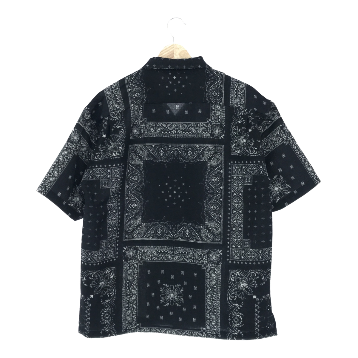THE NORTH FACE ザノースフェイス NR22330 S/S Aloha Vent Shirt ショートスリーブアロハベントシャツ 半袖シャツ S ブラック ペイズリー_画像2