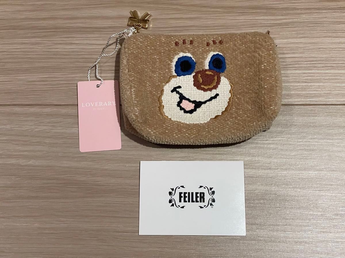 新品未使用】ドアップテディ ポーチ ラブラリーバイ フェイラー 新品未使用】ドアップテディ ポーチ ラブラリーバイ フェイラー