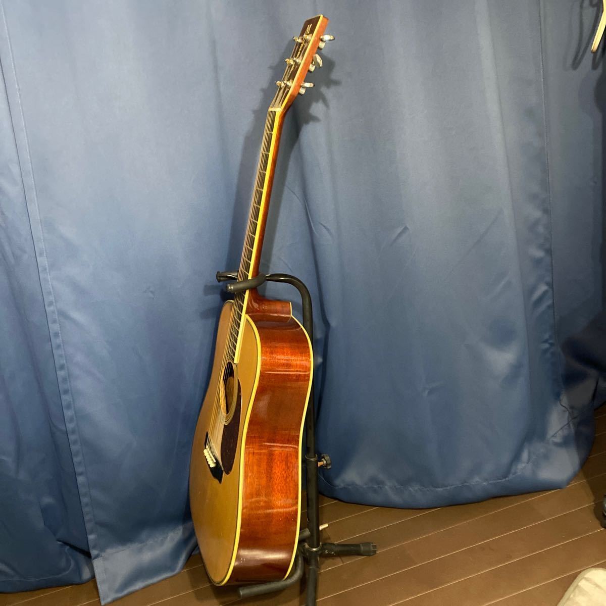 【超激安】MORRIS アコースティックギター W-39M ギター/モーリス/アコギ/Natural 日本製 ヴィンテージ弦楽器 演奏/超破格大特価1000円_画像3