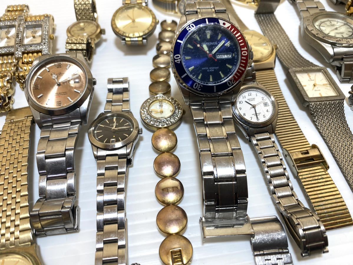 腕時計 SEIKO CITIZEN CASIO 大量 KENZO YSL timex RICOH ジャンク 40本以上 セイコー シチズン カシオ 2.2kg 1円_画像6