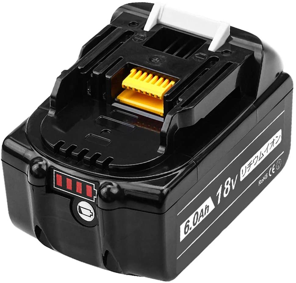 (B) マキタ バッテリー 互換 BL1860B ２個セット 18v makita 6.0Ah DC18RC DC18RA DC18RF DC18RD BL1820 BL1830B BL1850 BL1860 BL1890B_画像2