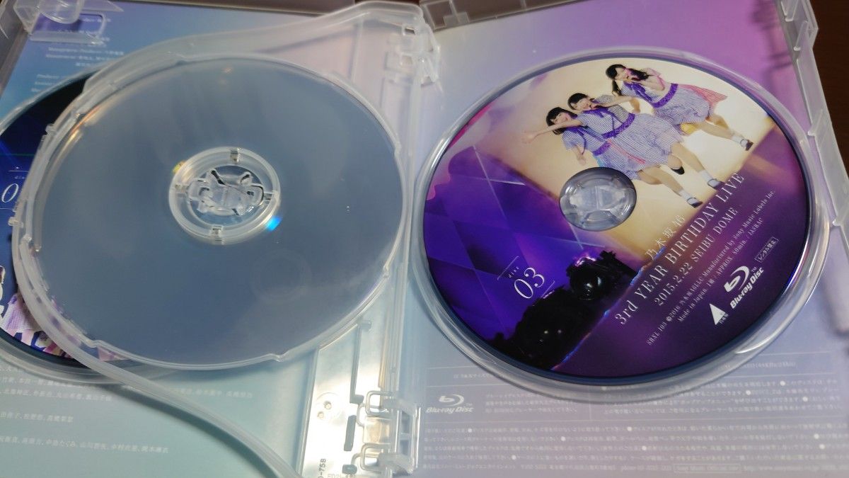 お値引き不可　乃木坂46 3rd YEAR BIRTHDAY LIVE 2015.2.22 SEIBU DOME  Blu-ray