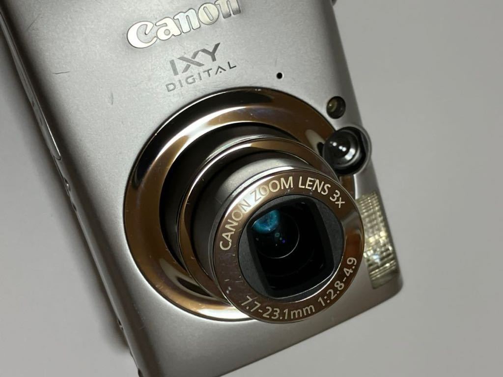 【RA-15】動作品☆Canon キャノン IXY DIGITAL700 PC1169 シルバー コンパクトデジタルカメラ 2GBメモリカード+バッテリー付き！ネコポス_画像5