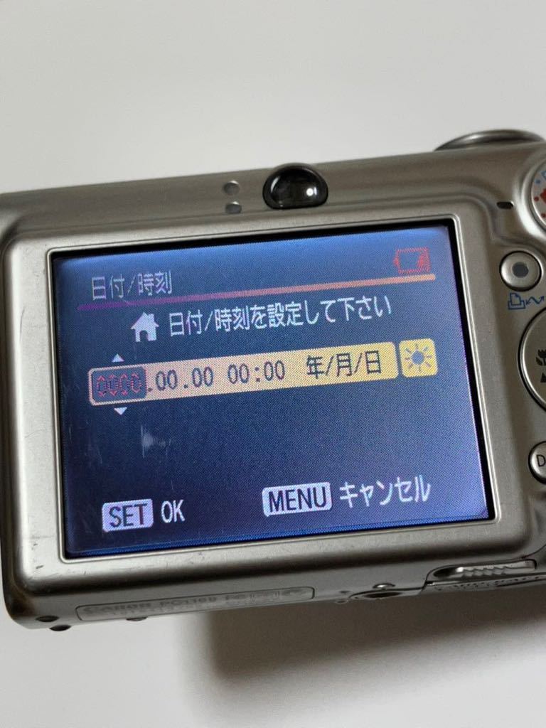 【RA-15】動作品☆Canon キャノン IXY DIGITAL700 PC1169 シルバー コンパクトデジタルカメラ 2GBメモリカード+バッテリー付き！ネコポス_画像6