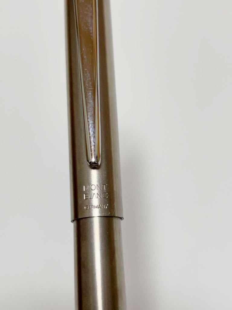 【RA-18】MONTBLANC モンブラン スライド式ボールペン&ノブレス 万年筆(ペン先:MB) 2本セット！ネコポス230円_画像9