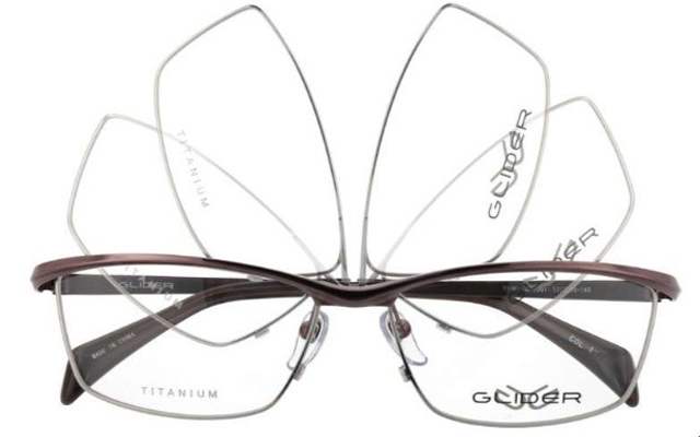 GD-2011-C1 【GLIDER】グライダー ガルウイング跳ね上げ式メガネ 新品の画像4