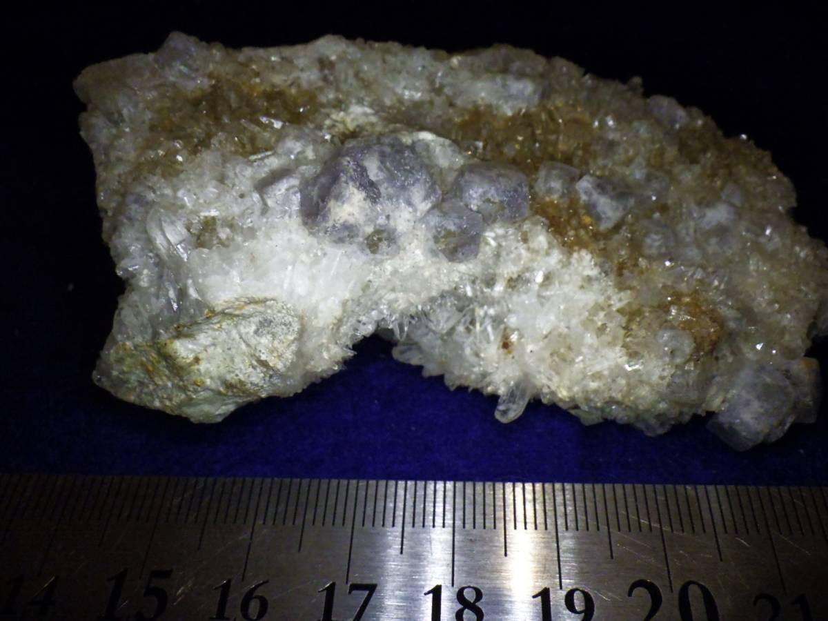 国産鉱物　福島県蛍鉱山　ホタル石群晶_画像10