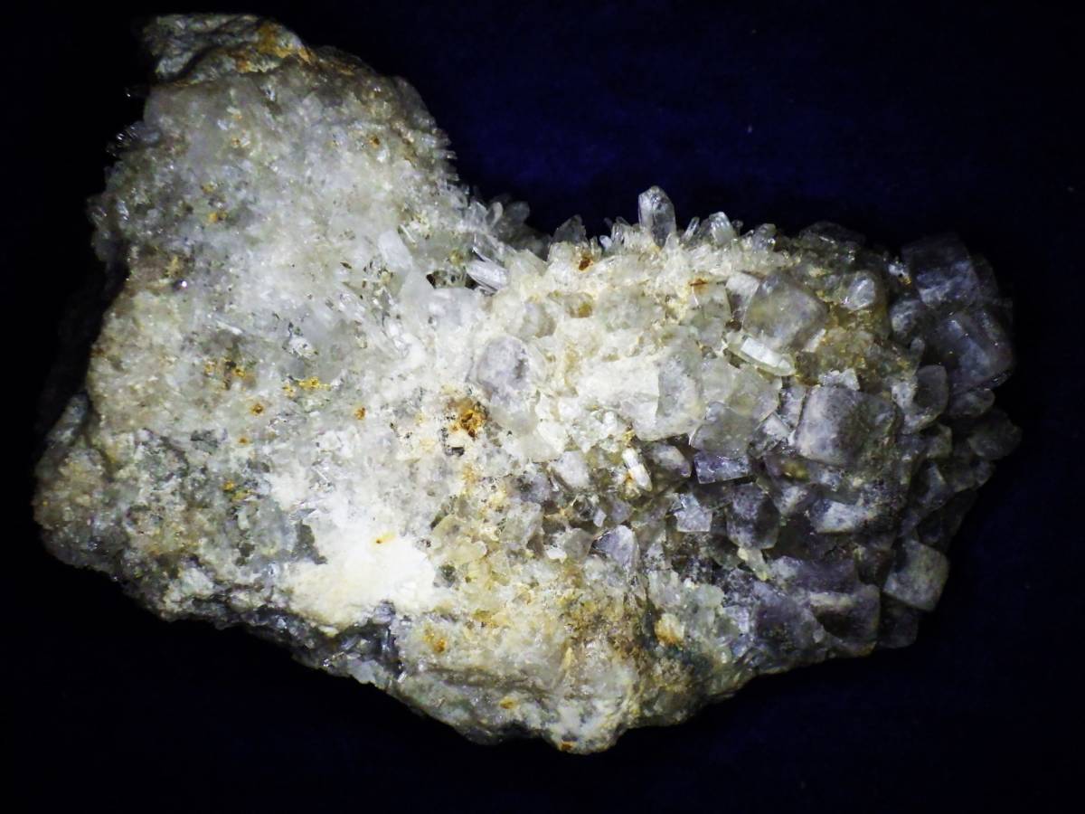 国産鉱物　福島県蛍鉱山　ホタル石群晶_画像5