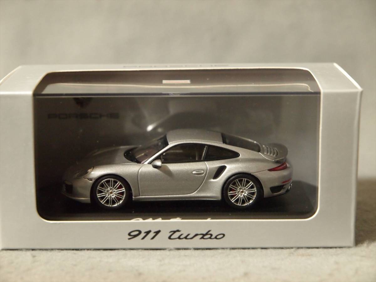 ポルシェ 911 Turbo (991) Silver ポルシェ ディーラー品 1/43 WAP 020 366 0E