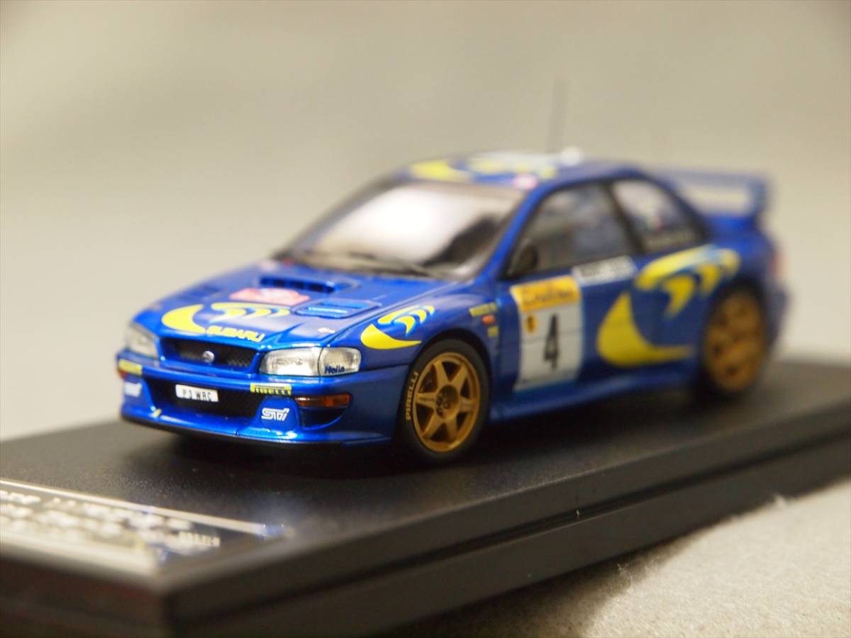 スバル インプレッサ WRC '97 1997年 モンテカルロ優勝 #4 ピエロ・リアッティ hpi 1/43 943_画像2