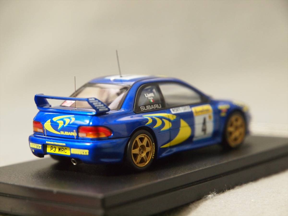スバル インプレッサ WRC '97 1997年 モンテカルロ優勝 #4 ピエロ・リアッティ hpi 1/43 943_画像5