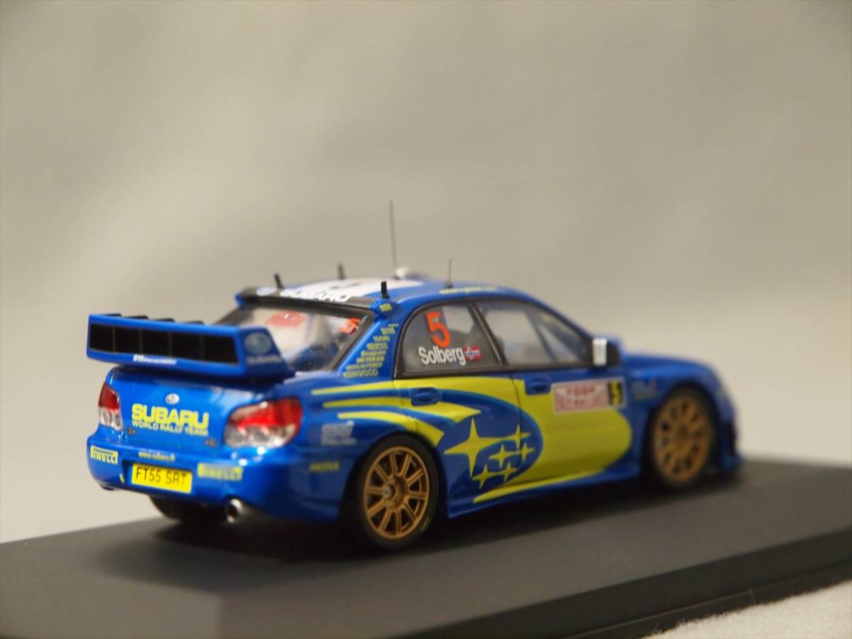 スバル インプレッサ WRC 2006年 モンテカルロ #5 ペター・ソルベルグ hpi 1/43 943_画像5