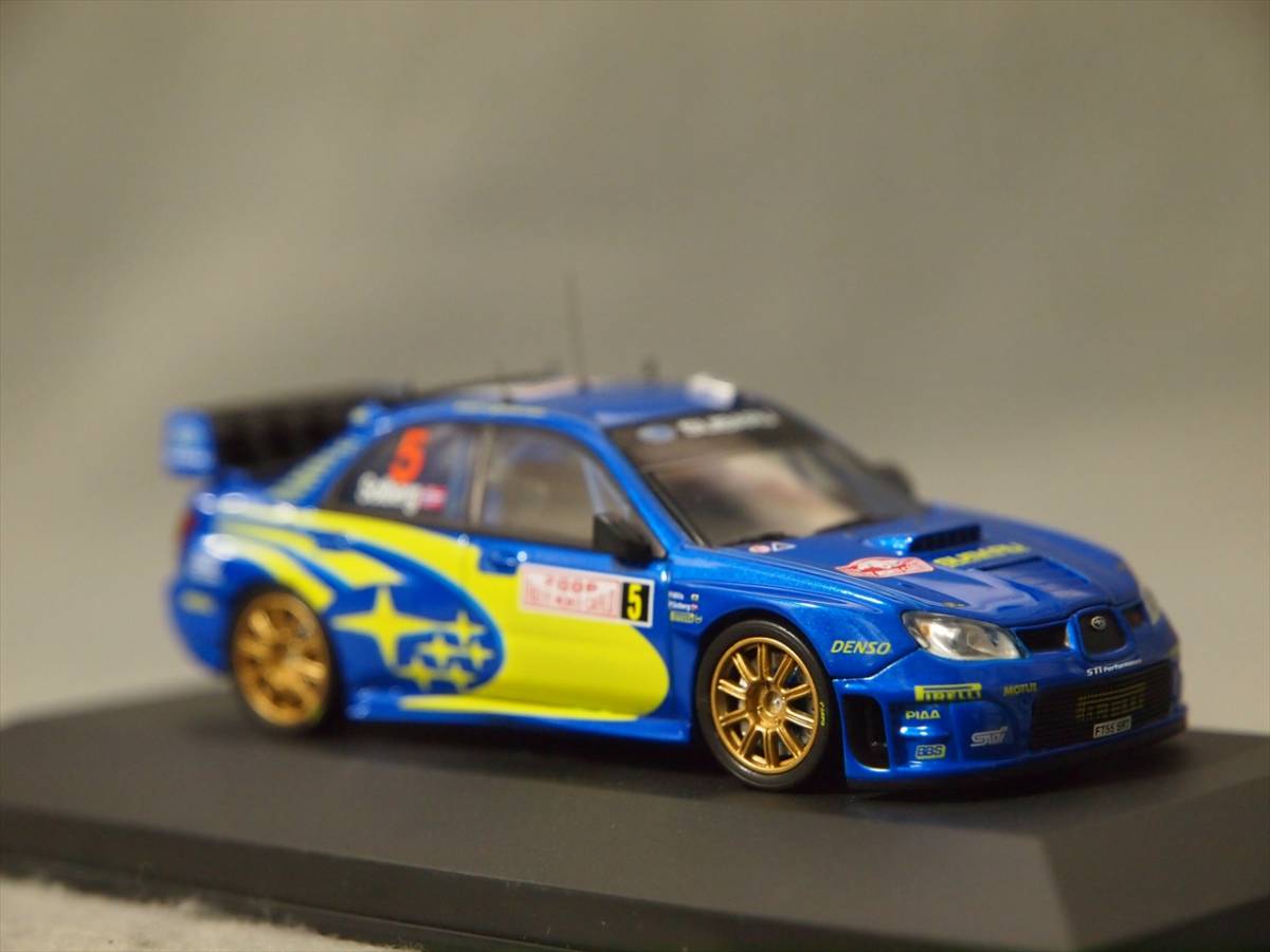 スバル インプレッサ WRC 2006年 モンテカルロ #5 ペター・ソルベルグ hpi 1/43 943_画像4