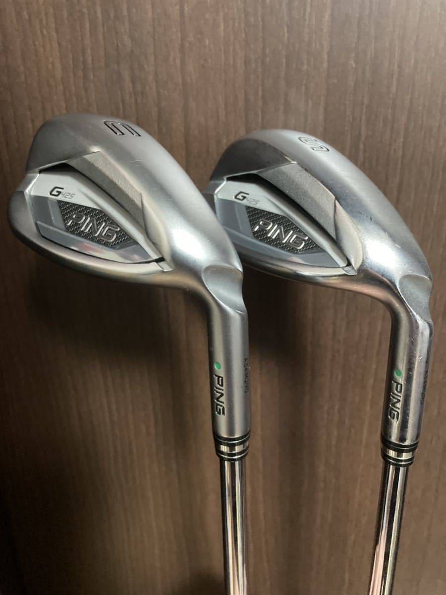 PING G425 UW・SW 2本セット モーダス3 120 ライ角 グリーン ピン セットウェッジ Modus3_画像1