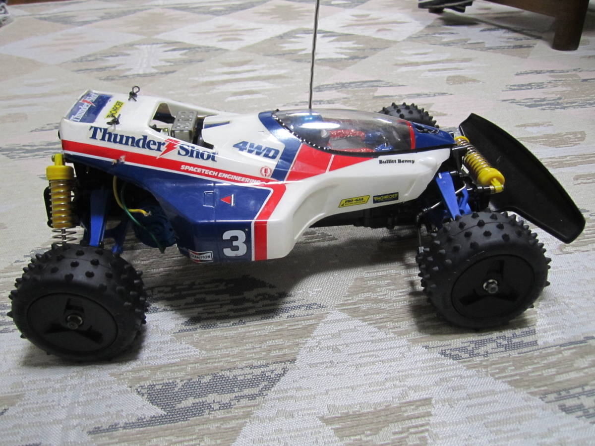 1/10 すぐ遊べる全部セット サンダーショット 4WD TAMIYA EP R/C Thunder Shot high performance radio-controlled car タミヤ ホビーRCの画像5