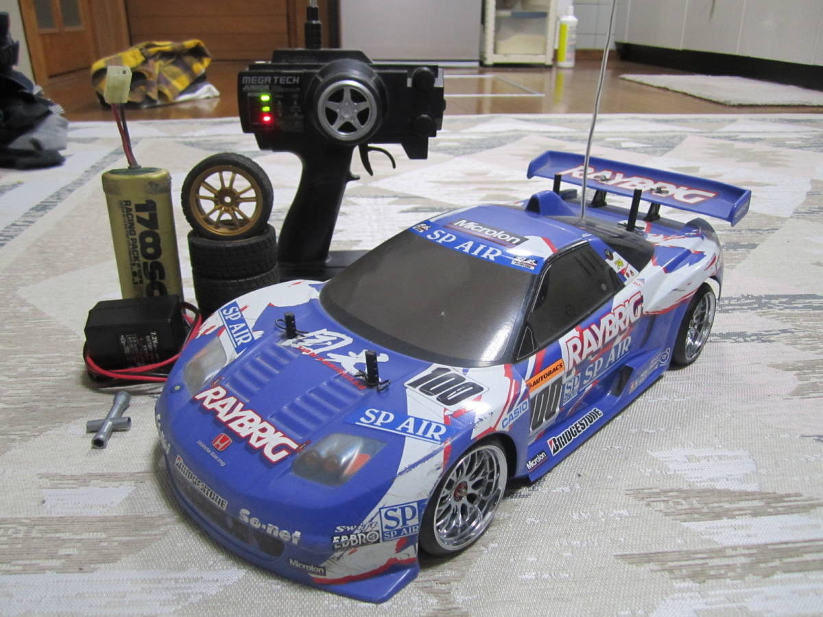 すぐ遊べる全部セット 1/10 RAYBRIG NSX 高橋国光 TAMIYA TT01 すぐ遊べる全部セット 1/10 RAYBRIG NSX 高橋国光 TAMIYA TT01